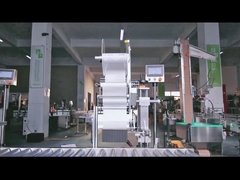 Control plano en línea modificado para requisitos particulares 380W del PLC de la máquina del aplicador de la etiqueta de la pantalla táctil