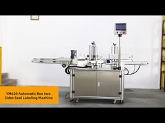 Caja automática de la esquina doble lados de sellado de la máquina de etiquetado