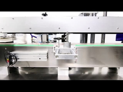 botella plana envuelta alrededor de la máquina de etiquetado